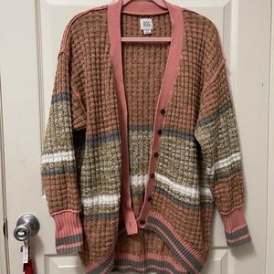 URBAN OUTFITTERS BDG Sweater Colorblock Cardigan Size S Women
